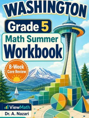 Washington SBA Grade 5 Math Summer Review Workbook