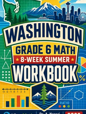 Washington SBA Grade 6 Math Summer Review Workbook
