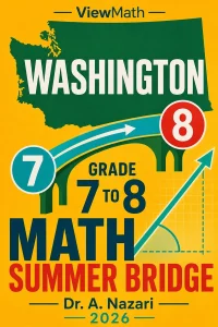 Washington SBA Grade 7 to Grade 8 Math Summer Bridge