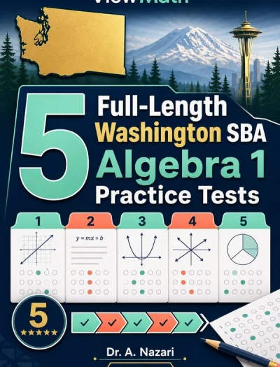 5 Full-Length Washington SBA Algebra 1 Math Practice Tests