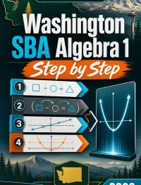 Washington SBA Algebra 1 Math Step by Step