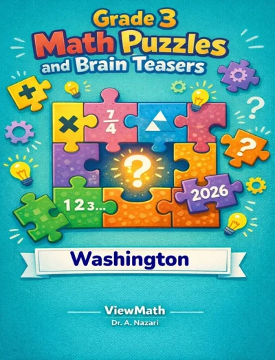 Washington SBA Grade 3 Math Puzzles and Brain Teasers