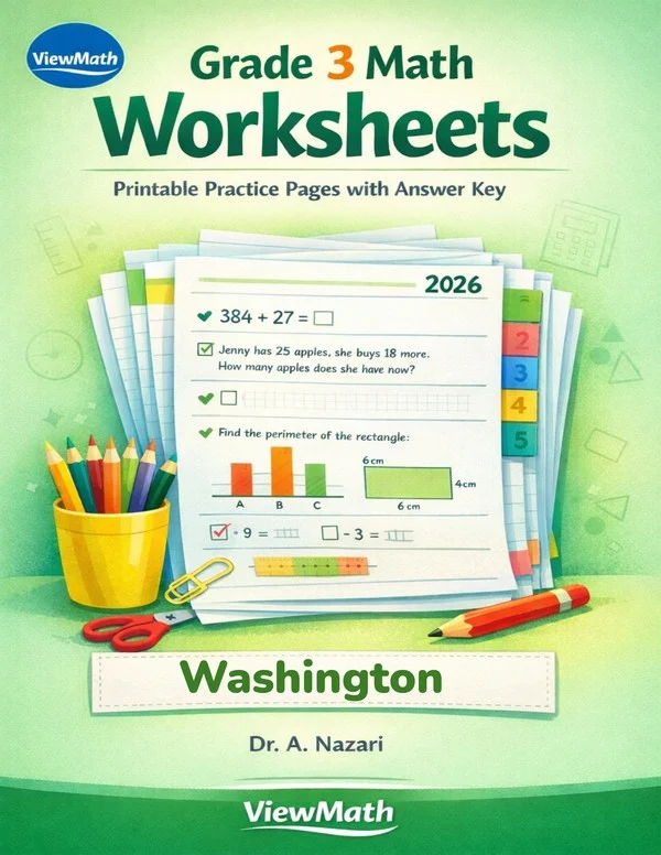 Washington SBA Grade 3 Math Worksheets
