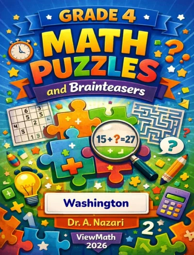 Washington SBA Grade 4 Math Puzzles and Brain Teasers
