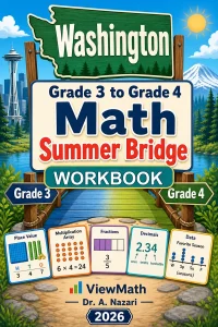Washington SBA Grade 3 Math Summer Bridge Workbook