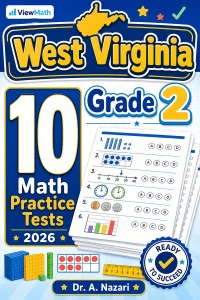10 Full-Length West Virginia Grade 2 Math Practice Tests