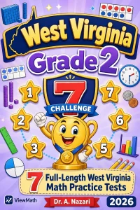 7 Full-Length West Virginia Grade 2 Math Practice Tests