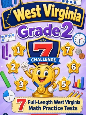 7 Full-Length West Virginia Grade 2 Math Practice Tests