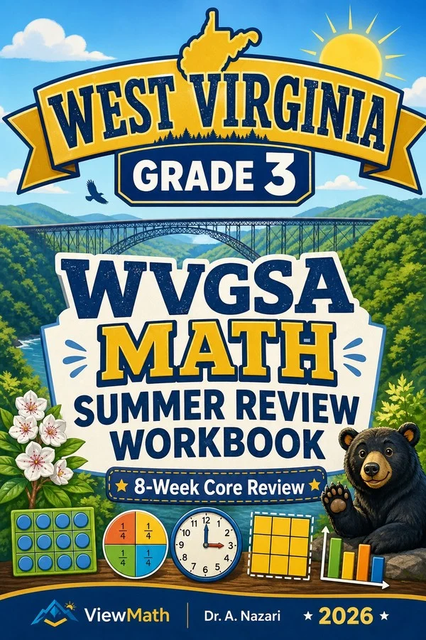 West Virginia WVGSA Grade 3 Math Summer Review Workbook