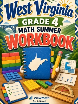 West Virginia WVGSA Grade 4 Math Summer Review Workbook