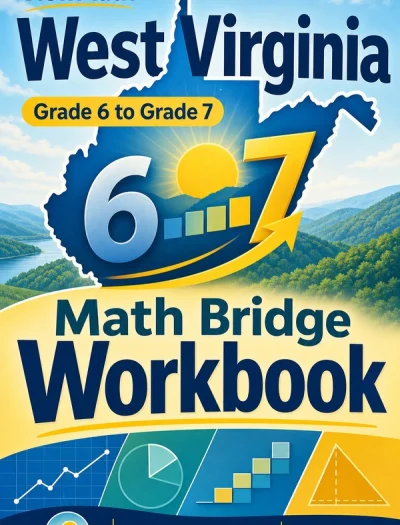 West Virginia WVGSA Grade 6 Math Summer Bridge Workbook