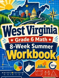 West Virginia WVGSA Grade 6 Math Summer Review Workbook