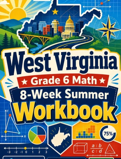 West Virginia WVGSA Grade 6 Math Summer Review Workbook