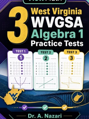 3 West Virginia WVGSA Algebra 1 Practice Tests