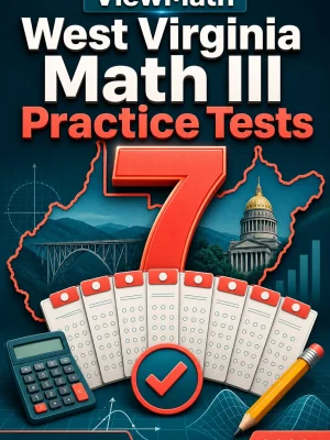 7 Full-Length West Virginia Math III Practice Tests