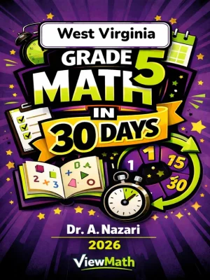 West Virginia WVGSA Grade 5 Math in 30 Days