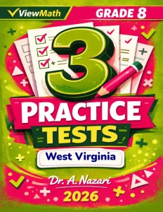 3 West Virginia WVGSA Grade 8 Math Practice Tests