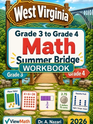 West Virginia WVGSA Grade 3 Math Summer Bridge Workbook