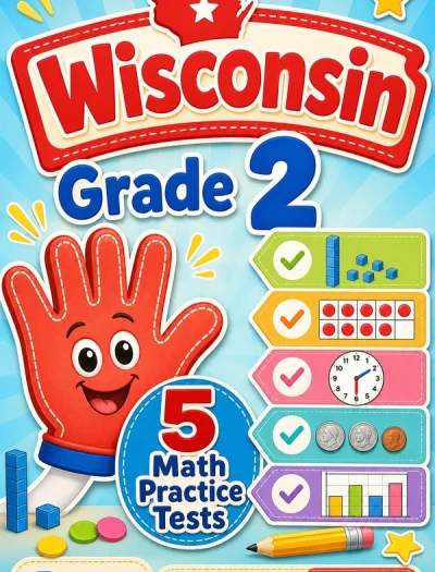 5 Full-Length Wisconsin Grade 2 Math Practice Tests