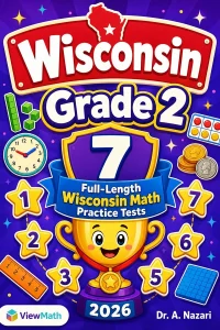 7 Full-Length Wisconsin Grade 2 Math Practice Tests