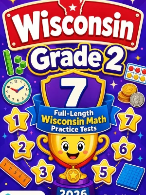 7 Full-Length Wisconsin Grade 2 Math Practice Tests