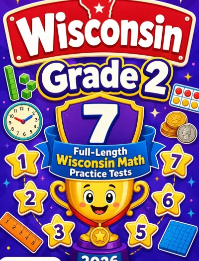 7 Full-Length Wisconsin Grade 2 Math Practice Tests