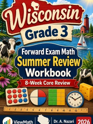 Wisconsin Forward Exam Grade 3 Math Summer Review Workbook