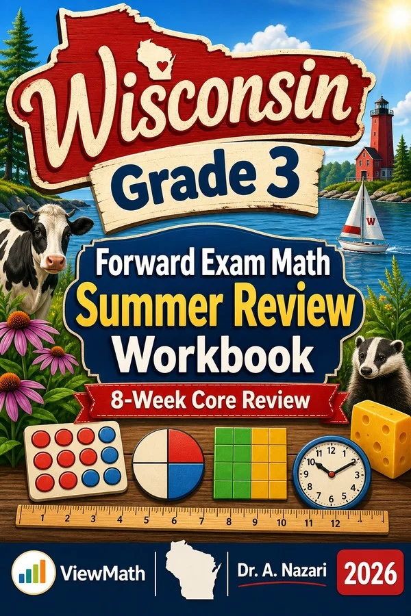 Wisconsin Forward Exam Grade 3 Math Summer Review Workbook