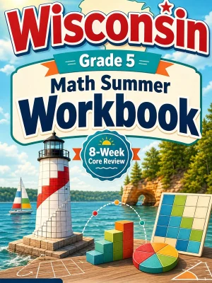 Wisconsin Forward Exam Grade 5 Math Summer Review Workbook