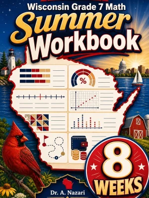 Wisconsin Forward Exam Grade 7 Math Summer Review Workbook