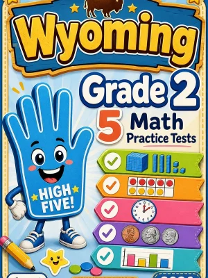 5 Full-Length Wyoming Grade 2 Math Practice Tests