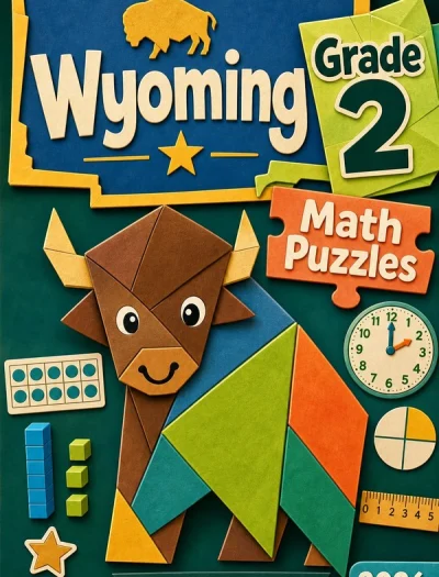 Wyoming Grade 2 Math Puzzles and Brain Teasers