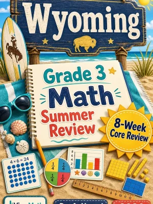 Wyoming WY-TOPP Grade 3 Math Summer Review