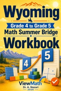 Wyoming WY-TOPP Grade 4 Math Summer Bridge Workbook