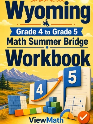 Wyoming WY-TOPP Grade 4 Math Summer Bridge Workbook