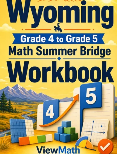 Wyoming WY-TOPP Grade 4 Math Summer Bridge Workbook