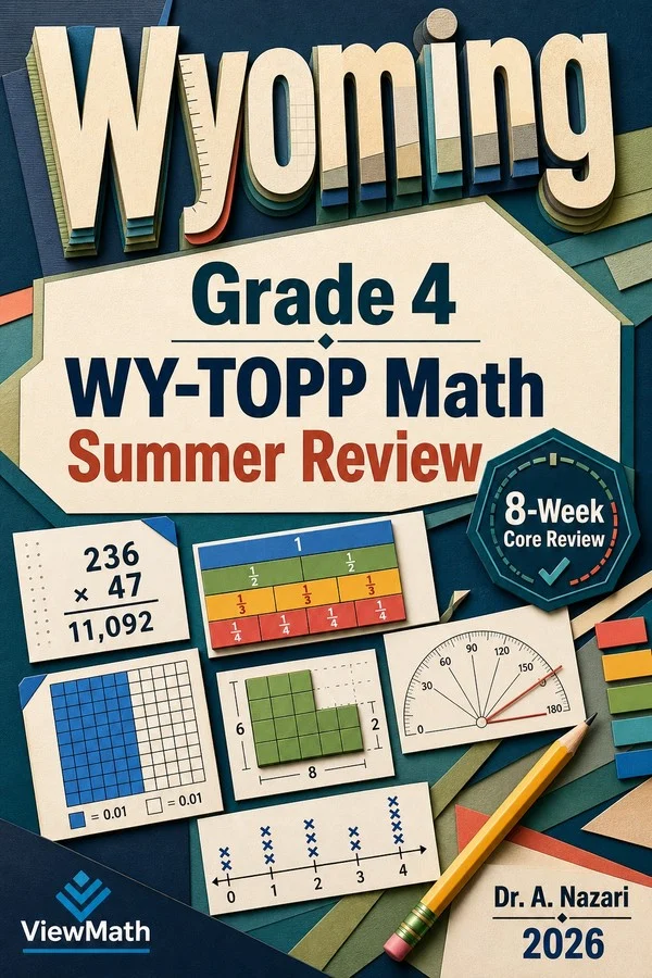 Wyoming WY-TOPP Grade 4 Math Summer Review