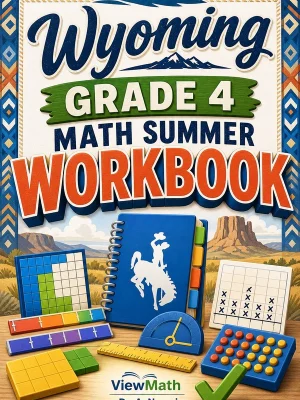 Wyoming WY-TOPP Grade 4 Math Summer Review Workbook