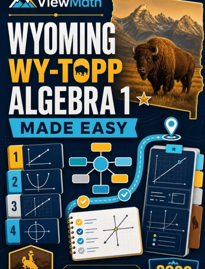 Wyoming WY-TOPP Algebra 1 Math Made Easy