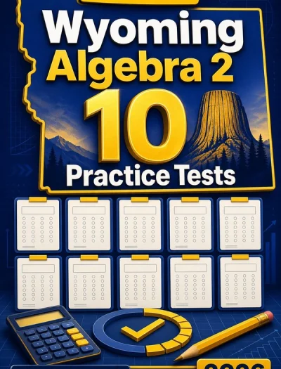 10 Full-Length Wyoming Algebra 2 Practice Tests