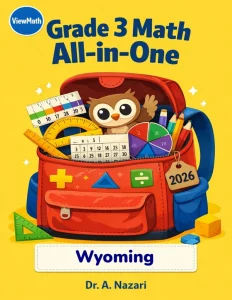 Wyoming WY-TOPP Grade 3 Math All-in-One