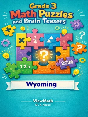 Wyoming WY-TOPP Grade 3 Math Puzzles and Brain Teasers