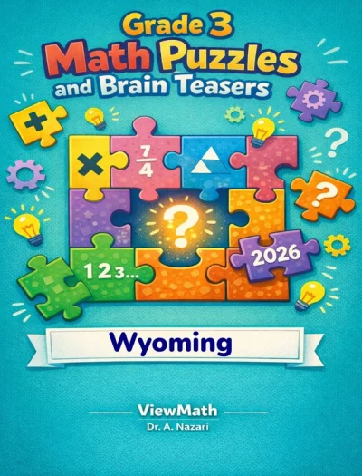Wyoming WY-TOPP Grade 3 Math Puzzles and Brain Teasers