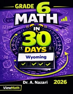 Wyoming WY-TOPP Grade 6 Math in 30 Days