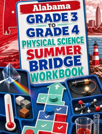 Alabama Grade 3 to Grade 4 Physical Science Summer Bridge Workbook