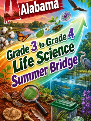 Alabama Grade 3 to Grade 4 Life Science Summer Bridge