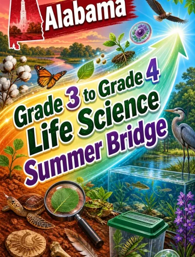 Alabama Grade 3 to Grade 4 Life Science Summer Bridge