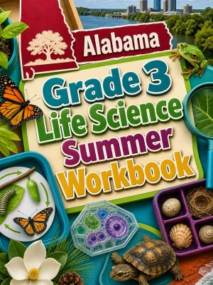 Alabama Grade 3 Life Science Summer Workbook