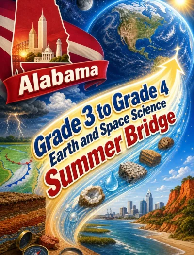 Alabama Grade 3 to Grade 4 Earth and Space Science Summer Bridge
