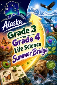 Alaska Grade 3 to Grade 4 Life Science Summer Bridge